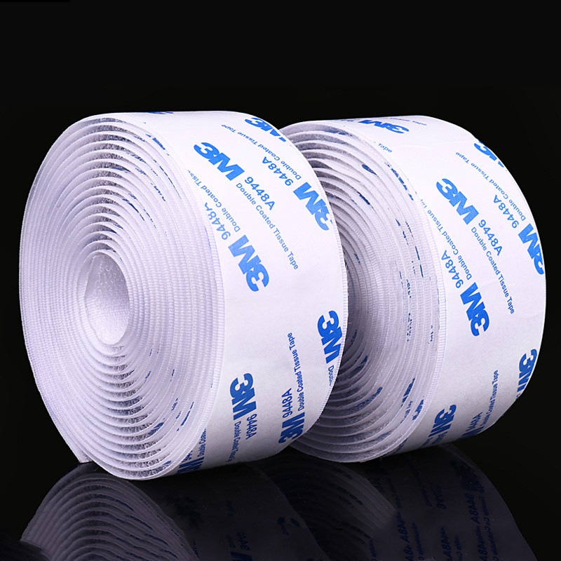 Banda velcro 30 mm x 1 m - alb