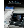 Suport auto magnetic, universal, pentru telefon, pentru grila ventilatie - negru