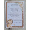 Invitatie botez - leu