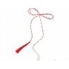 Snur martisor alb-rosu 50 bucati