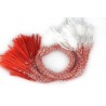 Snur martisor alb-rosu 50 bucati