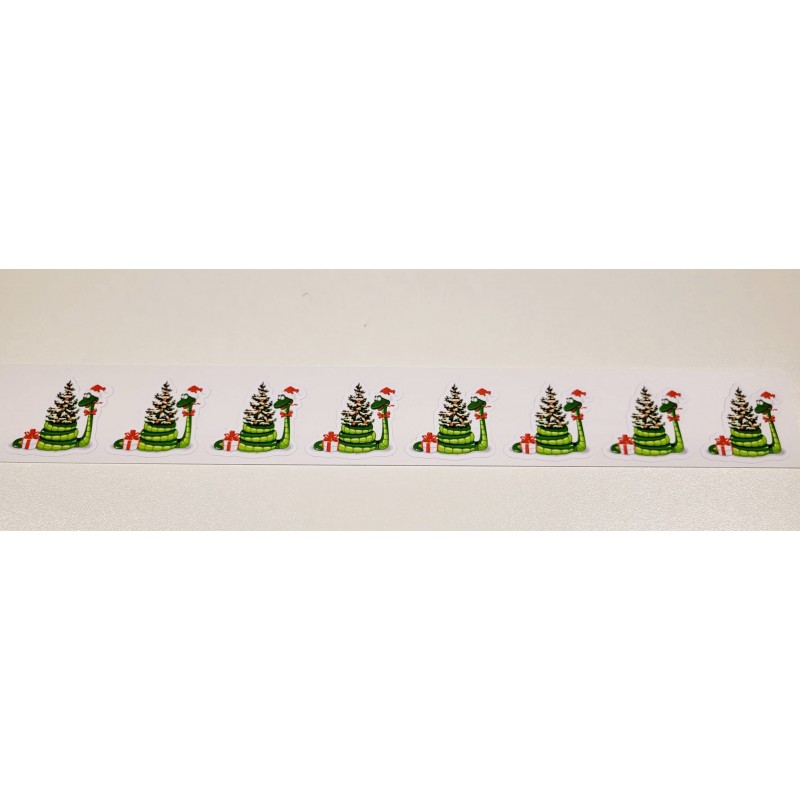 8 Stickere Brad Craciun