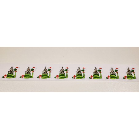 8 Stickere Brad Craciun