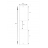 Cutie pentru marturii 4 cm -  gemeni