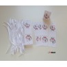 Cutie pentru marturii 4 cm - miri si carucior