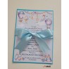 Invitatie botez - baloane cu aer