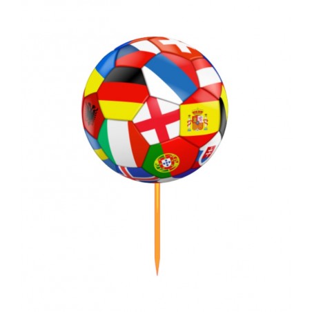 Mini-Topper pentru deserturi "Minge de fotbal"