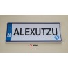 Sticker numar inmatriculare auto