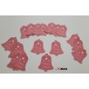 18 Etichete in forma de colopotel Craciun Fericit