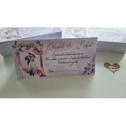 Plic dar nuntă - mov lila