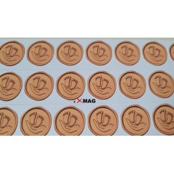 8 Stickere sigiliu botez 3 CM