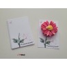 Cartonas baza pentru martisoare lumanare margareta, handmade.