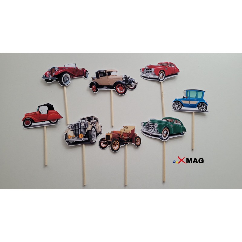 Set 8 Toppere masini de epoca