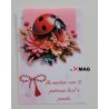 Martisor semn de carte magnetic tip clips - buburuza
