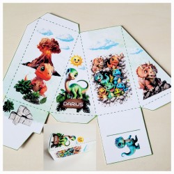 Cutie in forma de felie de...