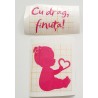 Sticker autocolant pentru personalizare sticle