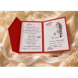 Invitatie 2 in 1 - botez si...