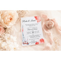 Invitatie nunta - calatorie