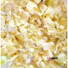 Petale de trandafir, uscate natural mix alb si galben pai