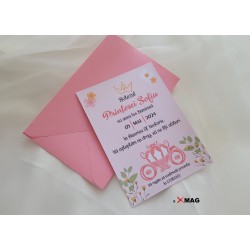 Invitatie botez - caleasca...