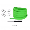 Siret elastic prevazut cu inchizatoare metalica (verde)