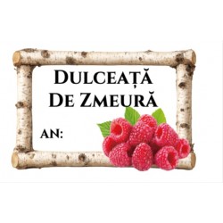 21 etichete autocolante "Dulceata de zmeura"